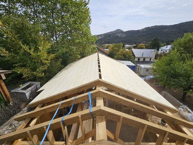 Casa en construcción Bustarviejo