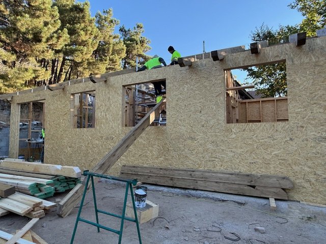 Casa en construcción Bustarviejo