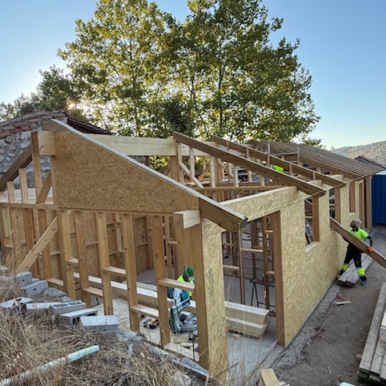 Casa en construcción Bustarviejo